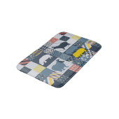 faux-quilted nijlpaard badmat (Gekanteld)