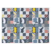faux-quilted nijlpaard tafelkleed (Voorkant (Horizontaal))