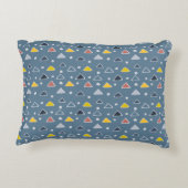 faux-quilted nijlpaarden accent kussen (Achterkant)
