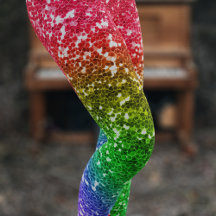 Faux Rainbow Glitter Kleurrijk Festival