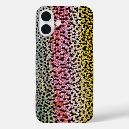 Faux Rainbow Trout Scale Structuur Kijk patroon Case-Mate iPhone Case (Achterkant)