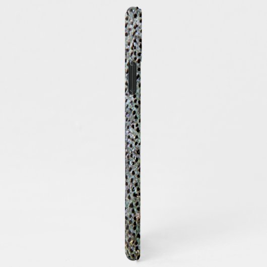 Faux Rainbow Trout Scale Structuur Kijk patroon iPhone Hoesje (Rechterkant)