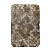 Faux ratelslang Snake Skin Badkamermat Badmat (Voorkant Verticaal)