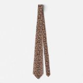 Faux ratelslang Snakeskin patroon Stropdas (Voorkant)