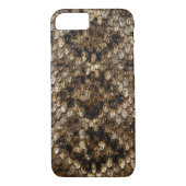 Faux Rattlesnake Snakeskin Case-Mate iPhone Case (Achterkant)