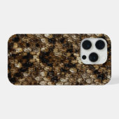 Faux Rattlesnake Snakeskin iPhone Hoesje (Achterkant horizontaal)