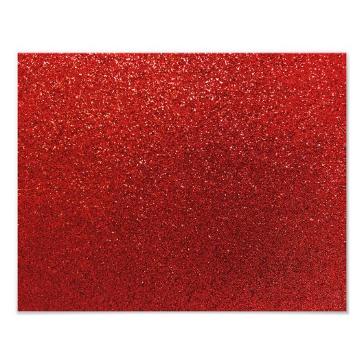 Faux Red Burgundy Glitter Background Sparkle Foto Afdruk (Voorkant)
