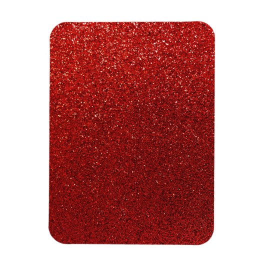Faux Red Burgundy Glitter Background Sparkle Magneet (Verticaal)