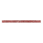 Faux Red Glitter Texture look-like Graphic Satijnen Lint (Voorkant)
