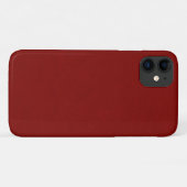 Faux Red Leather Case-Mate iPhone Case (Achterkant (horizontaal))