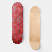 Faux Red Marble Persoonlijk Skateboard (Voorkant)