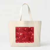 Faux Red Sequin Pattern Afbeelding Grote Tote Bag (Voorkant)