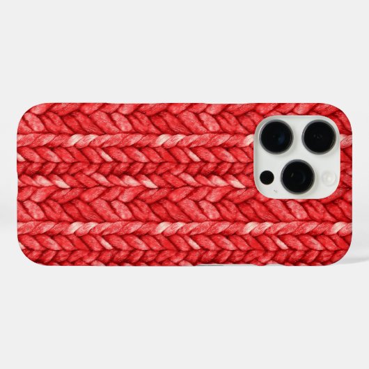 Faux Red Sweater Case-Mate iPhone Case (Achterkant (horizontaal))
