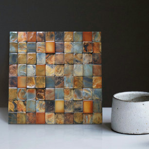 Faux Relief Floor Pebbles Earth Tone Home Decor Tegeltje