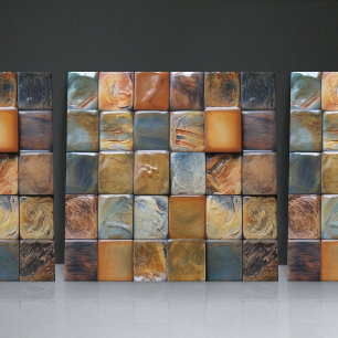 Faux Relief Floor Pebbles Earth Tone Home Decor Tegeltje