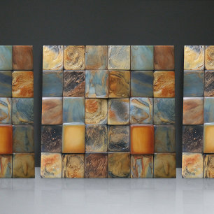 Faux Relief Floor Pebbles Earth Tone Home Decor Tegeltje