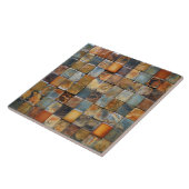 Faux Relief Floor Pebbles Earth Tone Home Decor Tegeltje (Zijkant)