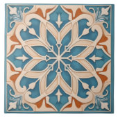 Faux Relief Floral Moroccan Tegel Home Decor Accen Tegeltje (Voorkant)