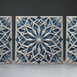 Faux Relief Floral Moroccan Tegel Home Decor Accen Tegeltje