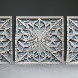 Faux Relief Floral Moroccan Tegel Home Decor Accen Tegeltje