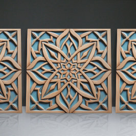 Faux Relief Floral Moroccan Tegel Home Decor Accen Tegeltje