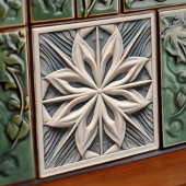 Faux Relief Floral Moroccan Tegel Home Decor Accen Tegeltje