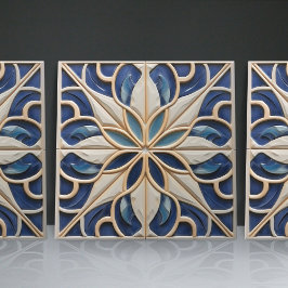 Faux Relief Floral Moroccan Tegel Home Decor Accen Tegeltje
