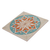 Faux Relief Floral Moroccan Tegel Home Decor Accen Tegeltje (Zijkant)