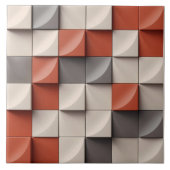 Faux Relief Glazed minimalistische illusie Home De Tegeltje (Voorkant)