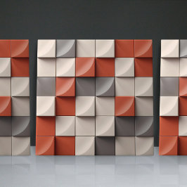 Faux Relief Glazed minimalistische illusie Home De Tegeltje