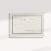 Faux reliëf Lijst Ecru Formele bruiloft reactie