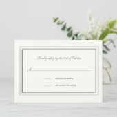 Faux reliëf Lijst Pearl Formele bruiloft reactie (Staand voorkant)