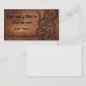  Faux-reliëfontwerptextuur Visitekaartje (Voorkant / Achterkant)