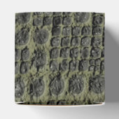 Faux reptielenhuid bedankdoosjes (Bovenkant)