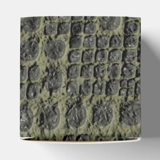 Faux reptielenhuid bedankdoosjes (Bovenkant)