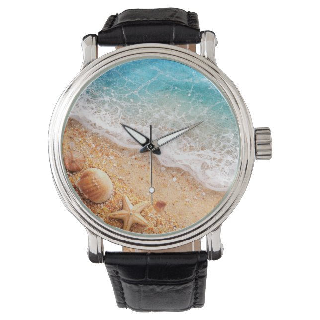 Faux resin ocean ewatch watch horloge (Voorkant)