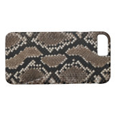 Faux Reticulated Python Snake Skin Case-Mate iPhone Case (Achterkant (Horizontaal))