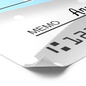 Faux reuzenliefdadigheidscontrole kerstsneeuwvlokk poster (Hoek)