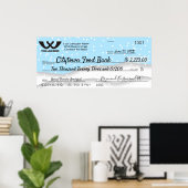 Faux reuzenliefdadigheidscontrole kerstsneeuwvlokk poster (Thuiskantoor)