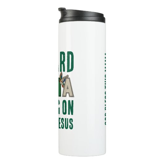 Faux Rhinestone MALLARD MAMA Thermosbeker (Geroteerd rechts)