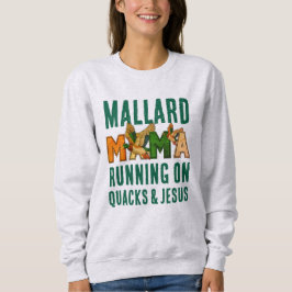 Faux Rhinestone MALLARD MAMA Trui