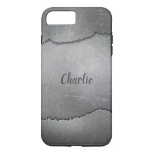 Faux Ripped Metal de telefoongesprekken van de dou Case-Mate iPhone Case