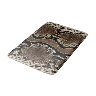 Faux Rock Python Snake Skin Badmat