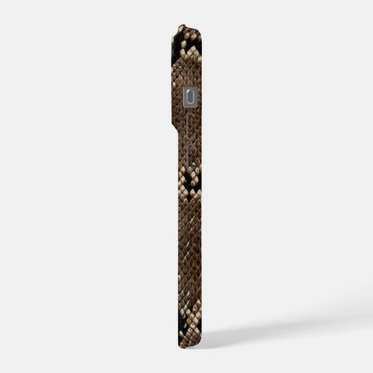 Faux Rock Python Snake Skin iPhone Hoesje (Linkerkant)