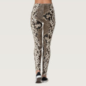 Faux Rock Python Snake Skin Leggings (Achterkant)