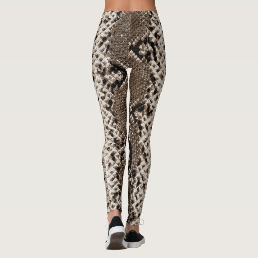 Faux Rock Python Snake Skin Leggings (Achterkant)