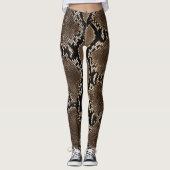 Faux Rock Python Snake Skin Leggings (Voorkant)
