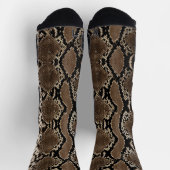 Faux Rock Python Snakeskin Sokken (Top)