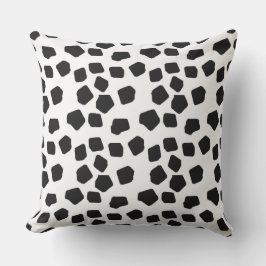 Faux Rocks Black en White Indoor Buitenkussen