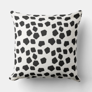 Faux Rocks Black en White Indoor Buitenkussen